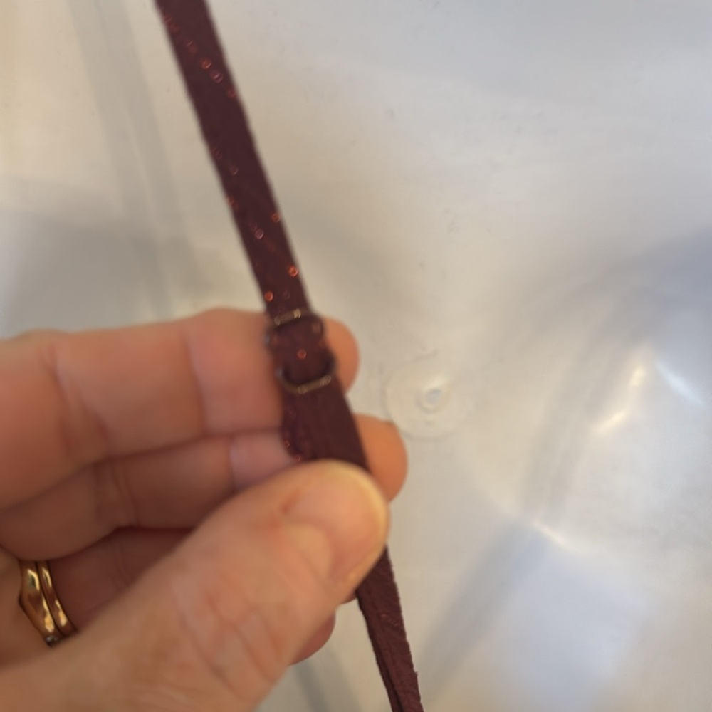 Elegant Burgundy maxi dress NWT - Picture 9 of 11